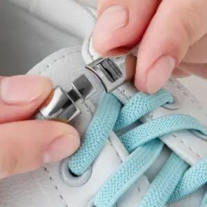 매듭없는 신발끈 무매듭 운동화끈 버클 2p 매듭없는신발끈 무매듭신발끈