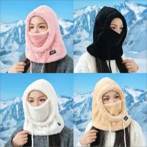 넥워머 겨울 퍼넥워머 후드워머 페이크후드 남녀공용 바라클라바