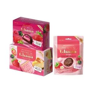 프리미엄 가나 트리플베리 68g x1개+쿠키 베리 67g x1개+랑드샤 치즈 베리 91g x1개