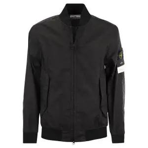 STONE ISLAND  멤브라나 봄버 자켓 검정 블랙 801541223 V0029