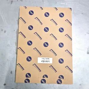 4절 사이즈 170g 도화지 100매 켄트지 미술색상지 세트 백색 공작용 종이접기 4도 4켄트지 사생대회 고급