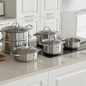 [휘슬러]휘슬러 샌프란시스코 냄비 5종세트 + 추가구성 미켈란젤로 24cm 찜기