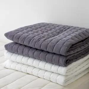 글로리 마이크로실크 밴딩 카페트 겸 패드침대 깔개 침대용 자취방선물 자취생 이사 이불 부드러운 사계절