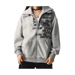 여자 맨투맨 티 셔츠 프리미엄 가을 겨울 퍼 넥 빈지 후드집업 BE4