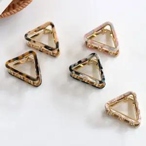 여성 데일리 머리핀 패션 삼각 헤어 미니 고급 집게핀 올림머리집게