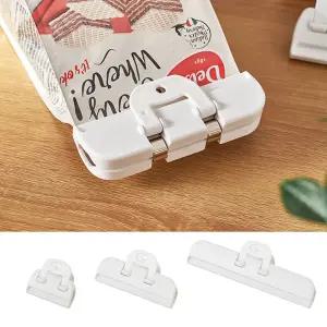 NO5057 밀봉집게 3P세트 다용도 다기능 손잡이 집게 비닐 과자집게