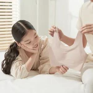 쿠프 주니어 브라 스포츠브라 1단계 여아 초등 중고등 어린이 학생 속옷 심리스 노와이어 브래지어