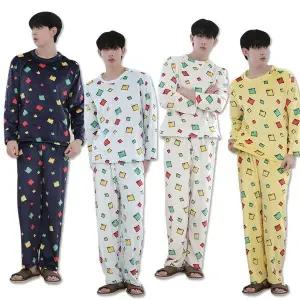 [골드스마일]남성 여성 빅사이즈 겨울 밍크 누더기 수면 잠옷 파자마 여성실내복