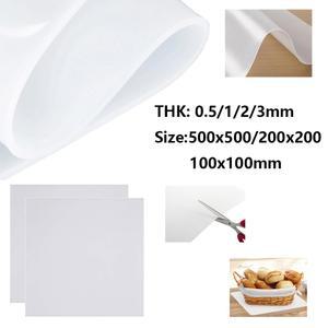 실리콘 가스켓 고온 저항 고무 시트 흰색 투명 매트 5mm 1mm 2mm 3mm 특이한 냄새 없음 수지 패드