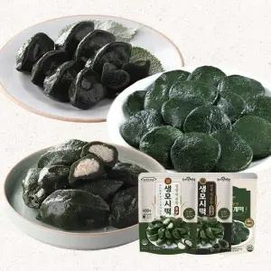 [한국민속촌] 영광 생모시떡 10개입 x 6팩(동부 2팩+검정깨 2팩+개떡 2팩)