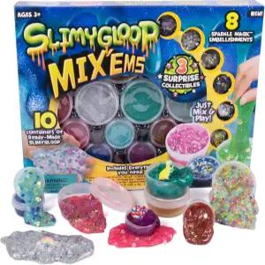 호라이즌 그룹 USA-믹스의 슬림프 믹스 폼폼 스팽글 색종이 조각 및 미스터리 수집품 3종 멀티컬러 원