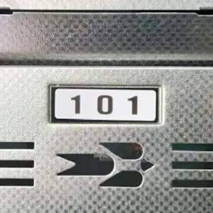 아크릴 우편함 호실판 주문제작 5.5x1.7cm 아파트 빌라 호수판 숫자판