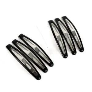 (6P) 블랙 딱핀 포인트핀 머리핀 똑딱핀 똑딱이핀 앞 딱핀 깔끔한스타일