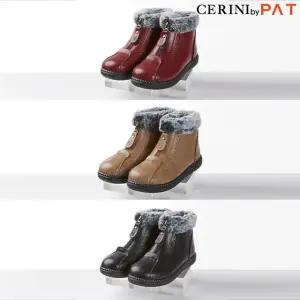 [CERINI by PAT] 여성 라미네이팅 소가죽 보아퍼 방한화 1종 25w