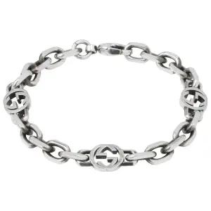 팔찌 인터로킹 G 체인 브레이슬릿 빈티지 실버 620798 J8400 0811