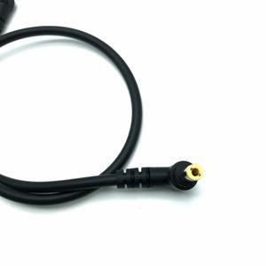 주라식 90 도 이중 엘보 DC 전원 5.5x2.1mm/2.5mm 수-5.5 수 플러그 케이블 직각 50cm 1m 1.5M 3m