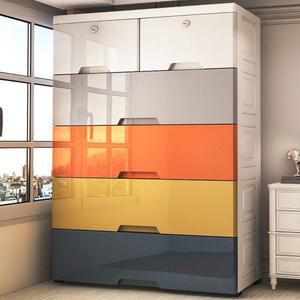 플라스틱 서랍장 5단 원룸 와이드 57 심플 18 6단 수납 정리함 드레스룸