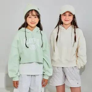 유솔 sh06 크랍 기모 후디 나시 세트(민트)  ULMH23T54