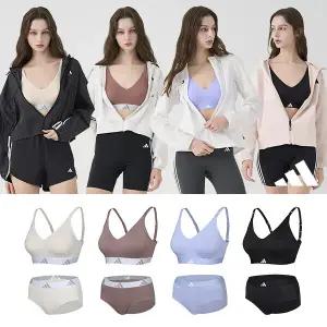 아디다스 에어로 스트레치-핏 브라팬티 패키지 8종 (25-1차)