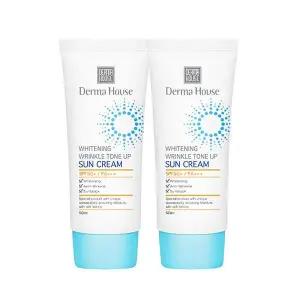 미백 링클 톤업 썬크림 2개 / 3중기능성 SPF50+PA+++ Dermahouse