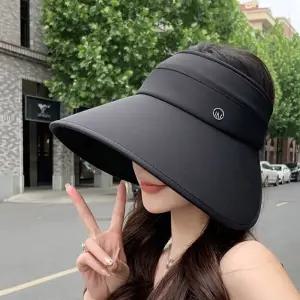 여성 여름 모자 넓은 와이드챙 햇빛 가리개 선캡