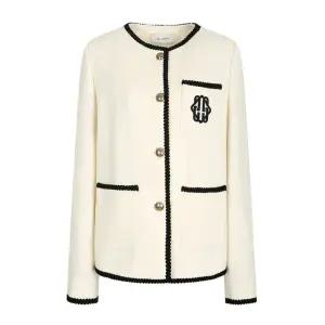 [JJ지고트](타임스퀘어점패션관)브레이드 디테일 라운드넥 재킷 GNBA0JK30