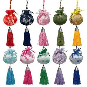 리드홈 전통 화문 미니 복주머니 10종세트 설날 새뱃돈 기념품 파우치 혼합 10종