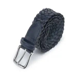 [폴로 랄프 로렌]POLO RALPH LAUREN 브레이디드 레더 벨트 - 네이비 MAPOBLT0F320216-410 897354