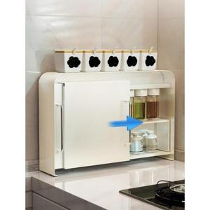 화이트 철제 디귿수납장 틈새 수납함 커피 벽 수납장 정리함