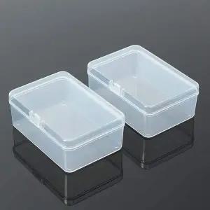 [에이치플러스몰]소형 플라스틱 수납케이스 정리함 2p세트 공구부품케이스