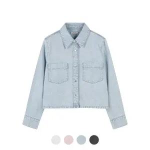 [폴햄] 여성 데님 셔켓_PHE2WC2042