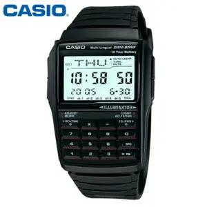 카시오 시계 DBC-32-1A 남성용 손목시계 계산기 전자시계 우레탄밴드 CASIO 정품