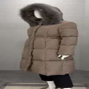 올포유 여성 장기장 폭스퍼 다운 롱패딩 점퍼 겨울 ALLTO9411