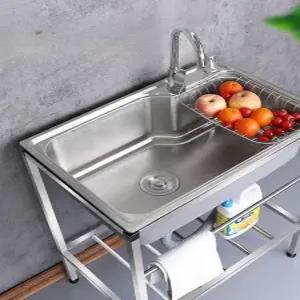 이동식싱크대 스텐 다용도세면대 간이 씽크대 사무실 간이싱크대 싱크대