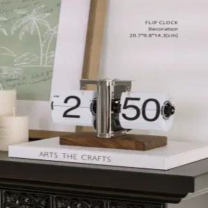 자동 페이지 플립시계 시간 터닝시계