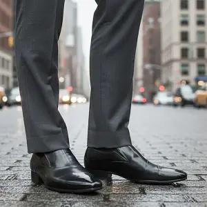 [한정판매] MD-S08 멤시스슬립 소가죽 남성구두 정장화 로퍼 키높이 면접 예식구두