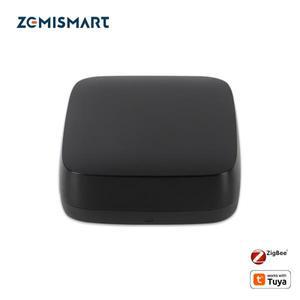Zemismart Zigbee IR 원격 브리지 에어컨 TV 제어용 Tuya 범용 적외선 함께 작동 Homkit의