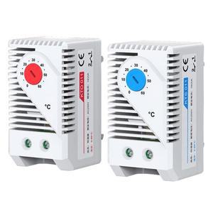 온도 조절기 KTO011 기계식 스위치 NO NC 0-60 ℃ 캐비닛 및 습도 제어 AC 250V 10A