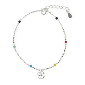 무궁무진 은 실버925 주얼리 팔찌 무궁화 팬던트 은팔찌