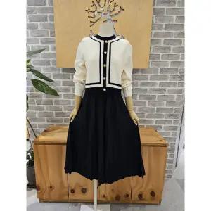 [레코브](의정부점)니트콤비주름원피스(LC41F3OP001X)