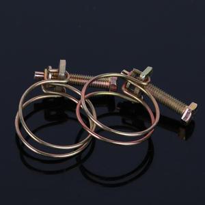 조절 가능 호스 클램프 이중 와이어 클립 목공용 후프 배관 고정