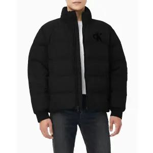 [롯데백화점]캘빈클라인 남성 셔닐 스탠드 카라 다운 푸퍼 자켓 4RE503G