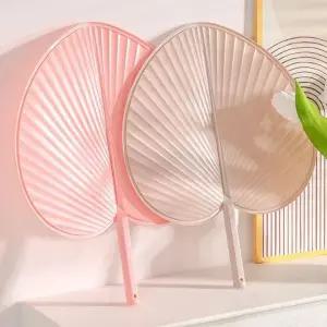 [룽스]부채만들기 대왕부채 휴대용 플라스틱 비치 부채