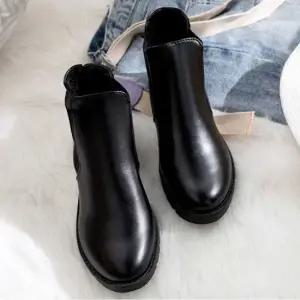봄 가을 겨울 구두 워커 블랙 첼시 앵클 숏 부츠 여자 여성봄구두워커