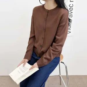 베이직 여성 니트 가디건 여성가디건