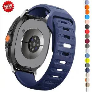 삼성 갤럭시 워치 8 40/44MM 클래식 46MM 울트라2025용 틈새 없는 실리콘 스트랩 밴드 2025년형