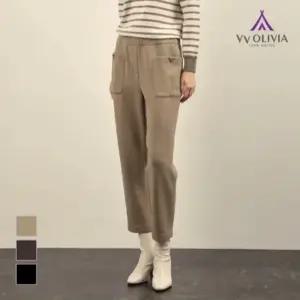 [올리비아로렌] 본딩기모베기팬츠VVBDL4WA161