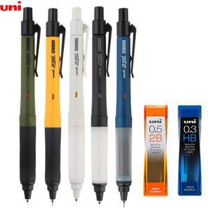 어 문구 유니 A-젤 스위치 기계식 연필 홀드/KURUTOGA 2 모드 0.3/0.5MM 회전  피로 Autopen 쓰기 페인트