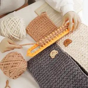 니팅룸 978KBB33 DIY 목도리뜨기 초보자 뜨개질 키트 겨울선물 만들기