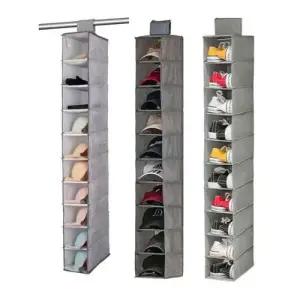 수납정리함 모자걸이형 옷걸이형 행거수납 10칸함 WFI0CIL